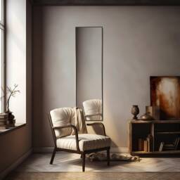 Rectangular Full Length Wall Mirror, Body Mirror Decor, Bedroom Accessory, Housewarming Gift, Wedding Gift - thumbnail 2