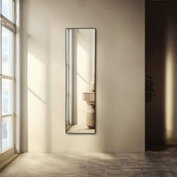 Rectangular Full Length Wall Mirror, Body Mirror Decor, Bedroom Accessory, Housewarming Gift, Wedding Gift - thumbnail 1
