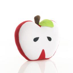 Red Apple Fleece Pillow Set Handmade Plush Toy - thumbnail 2