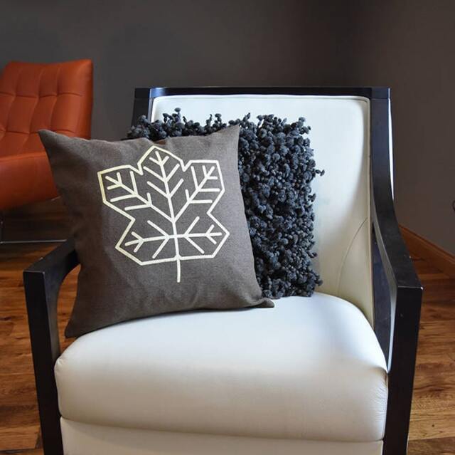 Maple Leaf - Throw Pillow, Decorative Accent Pillow 18 - image 1