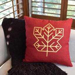 Maple Leaf - Throw Pillow, Decorative Accent Pillow 18 - thumbnail 3
