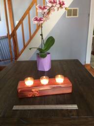 Wood Candleholder