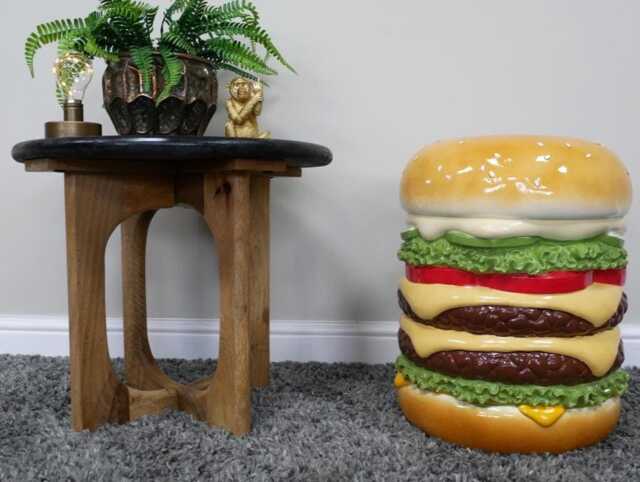 Giant Fast-Food Ornaments Burger, French Fries, Popcorn & Doughnut - image 1