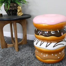 Giant Fast-Food Ornaments Burger, French Fries, Popcorn & Doughnut - thumbnail 3