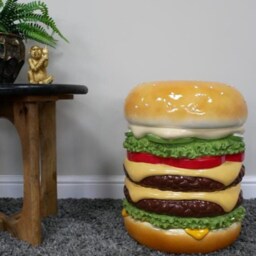 Giant Fast-Food Ornaments Burger, French Fries, Popcorn & Doughnut - thumbnail 4