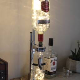 Smirnoff Bottle Light Optic - 1.5L. Unique Lamp & Vodka Lover Gift For The Home - thumbnail 2