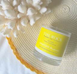 The Rock 8 Oz. Tumbler Pineapple Sage Eucalyptus Hamptons Handpoured Signature Village Series 100% Soy Candle Hand Poured - thumbnail 1