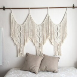 Home Decor Wall Art For Bedroom, Macrame Hanging, Headboard - thumbnail 4