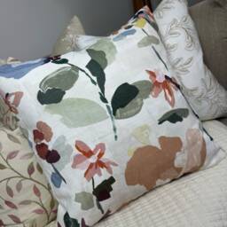 Floral Pillow Cover, Decorative Cushion Cover - Throw Double Sided Countryside Home, Square For Chair - thumbnail 4