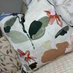 Floral Pillow Cover, Decorative Cushion Cover - Throw Double Sided Countryside Home, Square For Chair - thumbnail 3