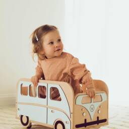 Personalized Car Shaped Storage For Kids Toys, Nursery Organization, Toddler Toy Holder, Gift Birthday - Child Baptism Baby Shower - thumbnail 3