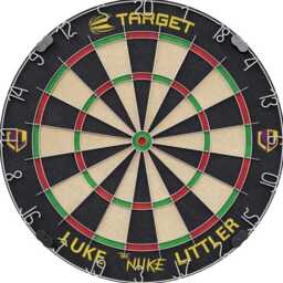 Luke Littler Dartboard Coffee Table - Black Target The Nuke - thumbnail 4