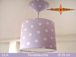 Children's Lamp With Dots Lila ??25 cm Pendant Diffuser - thumbnail 2