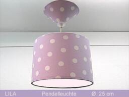 Children's Lamp With Dots Lila ??25 cm Pendant Diffuser - thumbnail 1