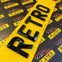 Personalised Name Plate, Sign, Custom Car Plate, Room Decor, Wall Art, Mancave, Gift For Him, Accessories, Number Plate - thumbnail 4