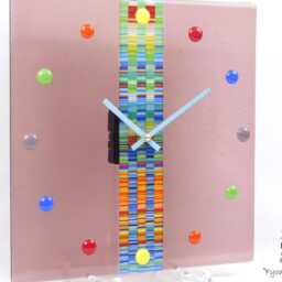 "A Decorative Wall Clock ""Sweet Candy. Cranberry Juice" - thumbnail 3