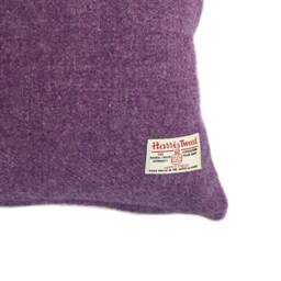 Harris Tweed Cushion Cover - Double Sided With Concealed Zip Violet/Lilac Purple 100% Wool All Sizes Available - thumbnail 3