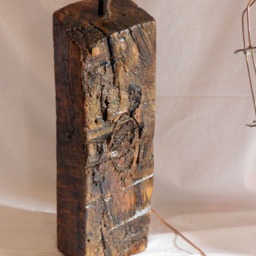 Vintage Industrial Desk Lamp With Recycled Materials - thumbnail 3