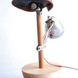 Bicycle. Handcrafted Vintage Industrial Desk/Floor Lamp - thumbnail 2