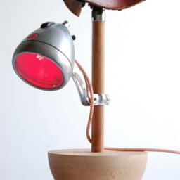 Bicycle. Handcrafted Vintage Industrial Desk/Floor Lamp - thumbnail 3