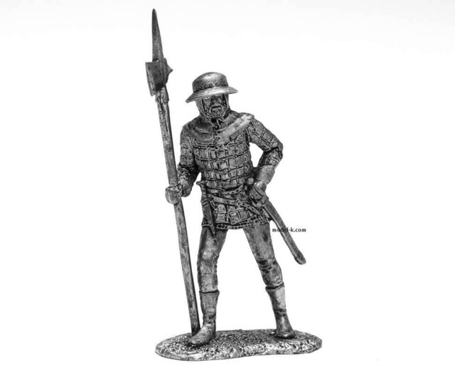 54mm Soldier English Infantryman Xv Century 132 Scale Figure - image 1