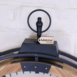 Industrial Large Cog Clock White & Gold - thumbnail 3