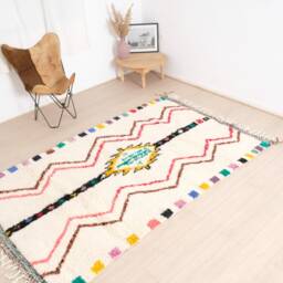 Authentic Moroccan Rug, Handmade Wool Rug - thumbnail 2