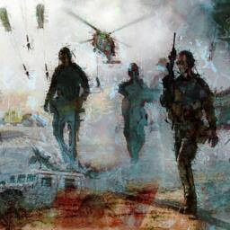 Navy Seals Watercolor Art Print - Patriotic Military Wall Decor - thumbnail 2