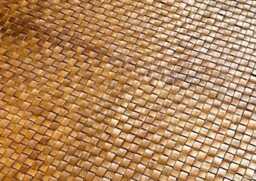 "Woven Saddle Leather Rug - ""Guemes" - thumbnail 3