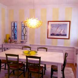 Chandelier With Yellow Flowers For Dining Room, Living Room - thumbnail 2