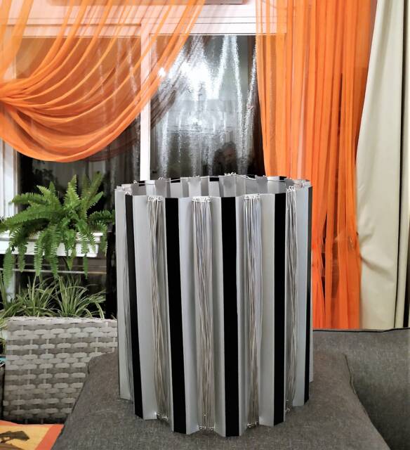 Exclusive Modern Shiny Lampshade in Techno Style - image 1