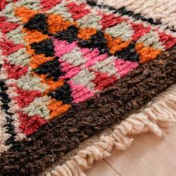 Moroccan Runner Rug 2x10 Ft, Vintage Berber Runner, Handwoven Wool Rug, Tribal Bohemian Hallway 66x305 cm - thumbnail 4