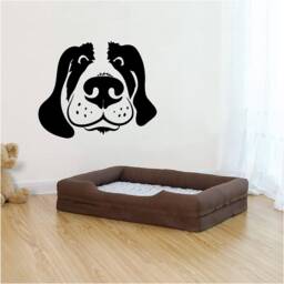 Dachshund Vinyl Wall Art, Decal, Sticker, Transfer, Mural, Removable, Decor, Rent Friendly, Interior, Exterior, Full Wall, Home Decor - 0989