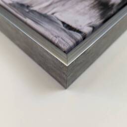 Andover Silver Canvas Floater Frame 32mm Deep - Frames For Pictures Or Artwork Tray Frames Active - thumbnail 2