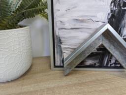 Andover Silver Canvas Floater Frame 32mm Deep - Frames For Pictures Or Artwork Tray Frames Active