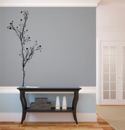 Organic Floral Vines - Wall Decal Custom Vinyl Art Stickers - thumbnail 1