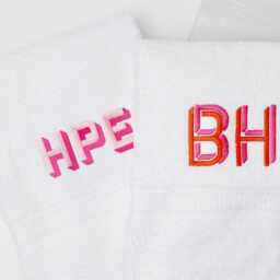Embroidered Guest Towels // Bath & Hand Towel, Monogram Towels, Custom Bathroom Monogrammed - thumbnail 3