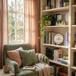 Personalised Embroidered Book Shelf Library Sign - Bookish Wall Decor, Perfect For Lovers & Bookworms - thumbnail 2