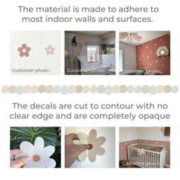 Swiss Cross Vinyl Wall Decals - Scandinavian Geometric Stickers - thumbnail 2