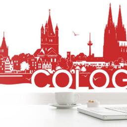 Wall Sticker Skyline Cologne. Motif W108 - thumbnail 4