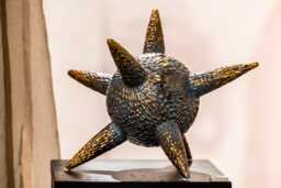 Modern Ceramic Star Sculpture, Geometric Home Decor, Art