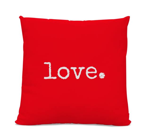 Love Pillow - Red Throw Valentine's