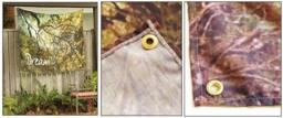 Sepia Rose Flower Tapestry, Boho Wall Hanging - thumbnail 2