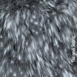 Soft Gray Lynx Faux Fur Throw Blanket, Minky Lining, Usa Handmade - thumbnail 3