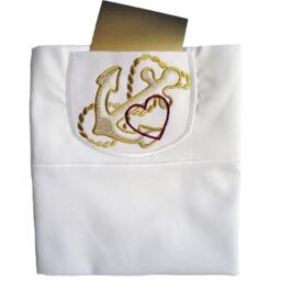Embroidered Personalized Love Note Pocket Pillowcase Military Gift