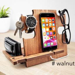Funny Gift For Him, Wooden Docking Staion