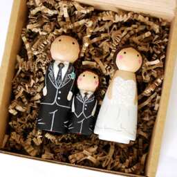 Happy Family Wedding Personalized By 3 Members - thumbnail 4