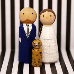 Happy Family Wedding Personalized By 3 Members - thumbnail 3