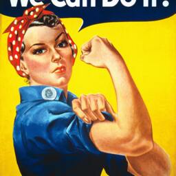 "Reprint Of The Ww2 Poster ""We Can Do It" - thumbnail 3