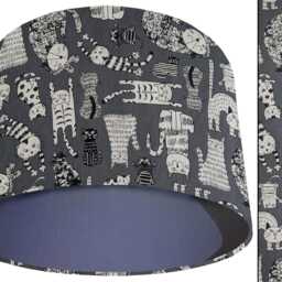 Playful Cat Lampshade Kids Room Ceiling Or Table Light - thumbnail 2